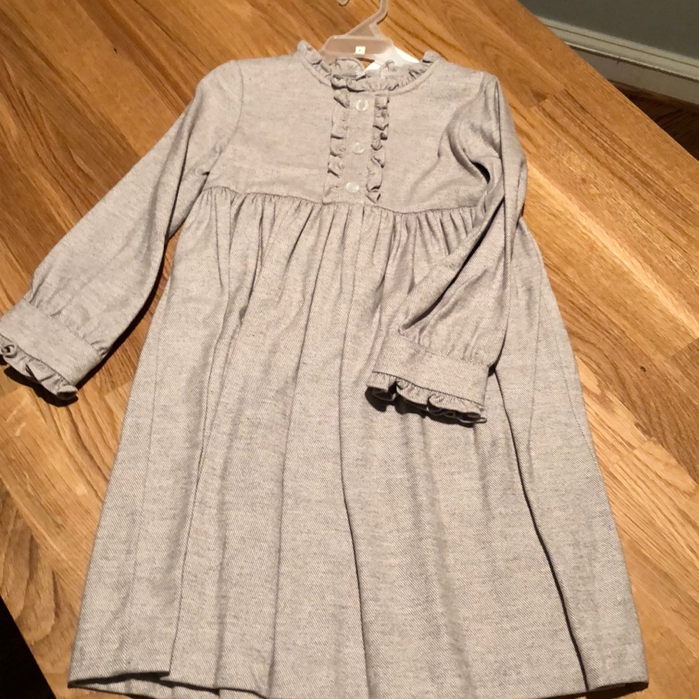 Bella Bliss girls grey dress size 7
